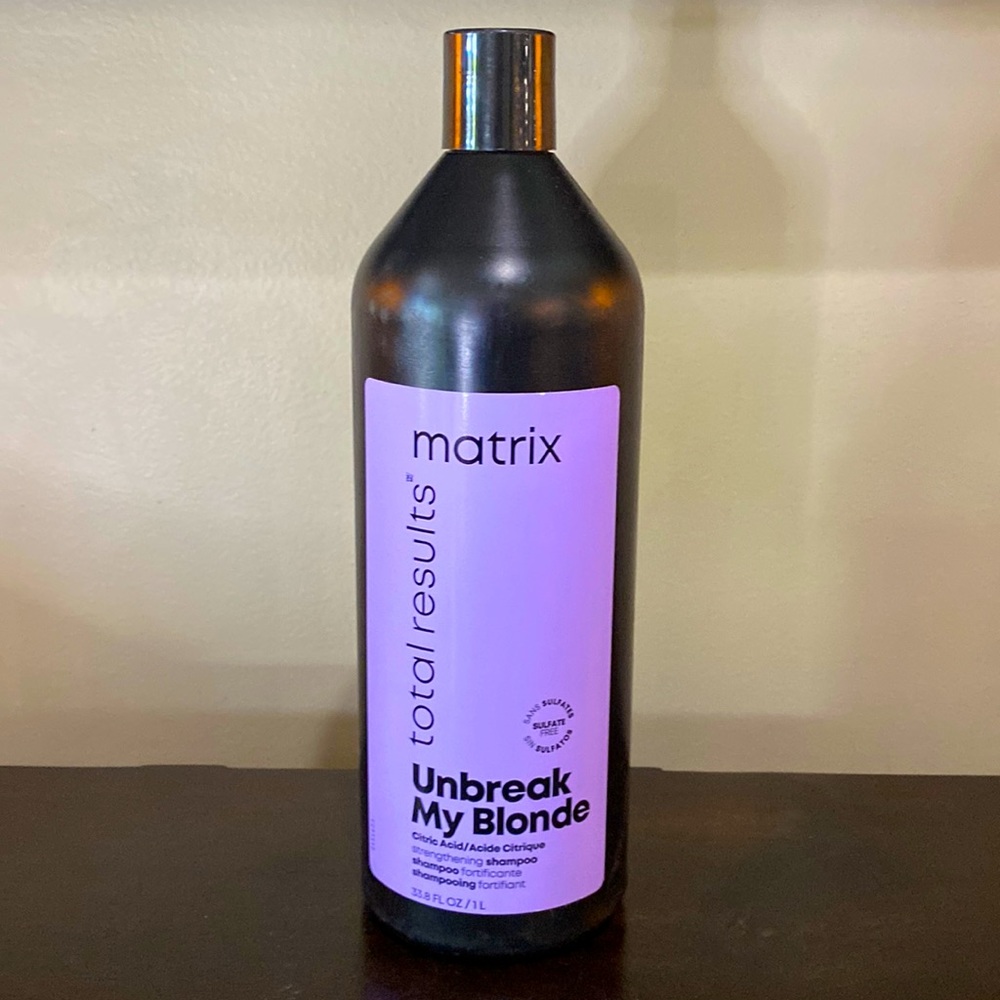 MATRIX TOTAL RESULTS UNBREAK MY BLONDE SULFATE-FREE STRENGTHENING SHAMPOO NEW